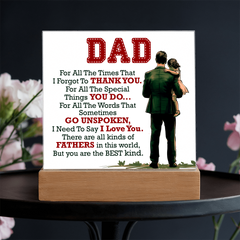 Thank You Dad - Acrylic Square